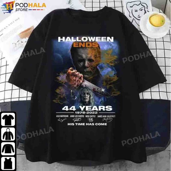 Halloween Ends 44 Years 1978-2022 Michael Myers Costume Shirt, Halloween Gifts