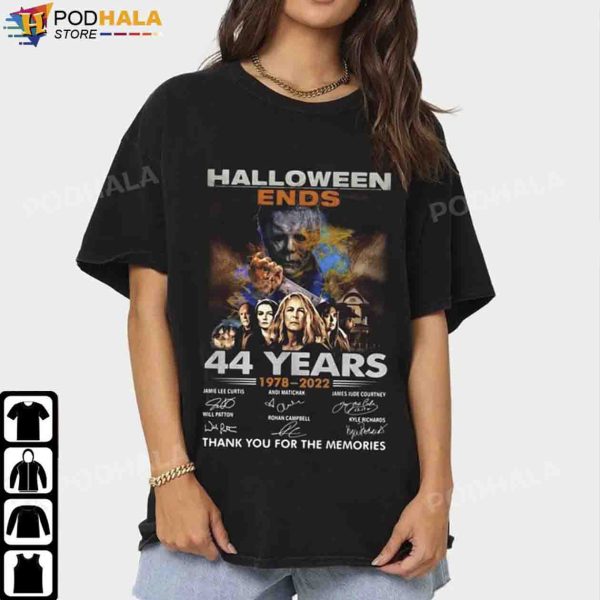 Halloween Ends 44 Years 1978-2022 Tshirt Michael Myers Gifts