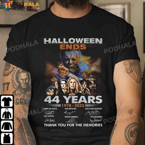 Halloween Ends 44 Years 1978-2022 Tshirt Michael Myers Gifts