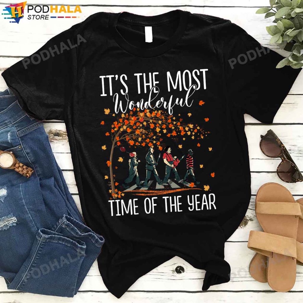 Its The Most Wonderful Time Of The Year Shirt Horror Movie Characters Halloween Gifts Its The Most Wonderful Time Of The Year Shirt Horror Movie Characters Halloween Gifts