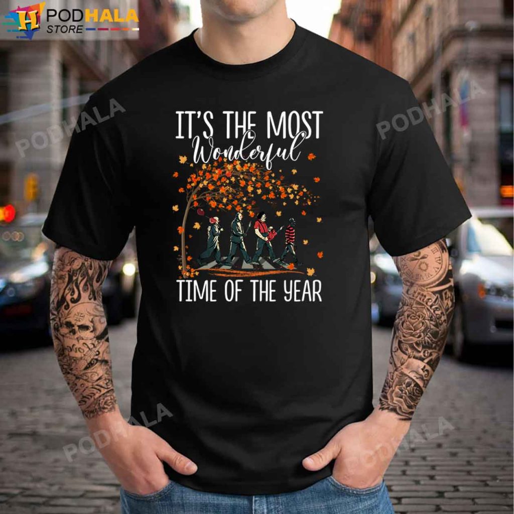 Its The Most Wonderful Time Of The Year T Shirt Horror Movie Characters Halloween Gifts Its The Most Wonderful Time Of The Year T Shirt Horror Movie Characters Halloween Gifts