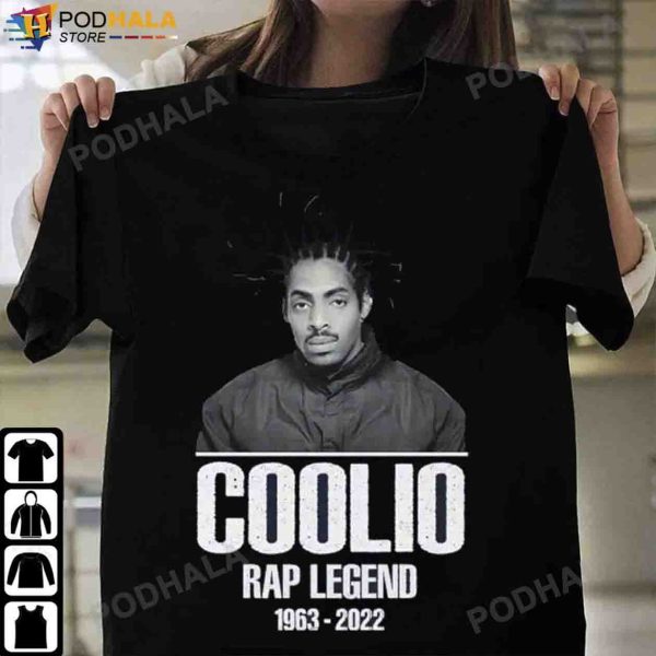 RIP Coolio Rap Legend Hip Hop 1963-2022 Rest In Peace T-Shirt