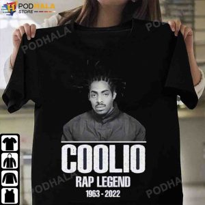 RIP Coolio Rap Legend Hip Hop 1963-2022 T-Shirt