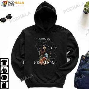 RISE WITH THE WOMEN OF IRAN Fight For Woman Life Freedom Mahsa Amini Tshirt 2