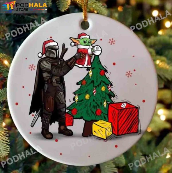 Baby Yoda Mandalorian Star Wars Christmas Tree Decoration Christmas Ornaments