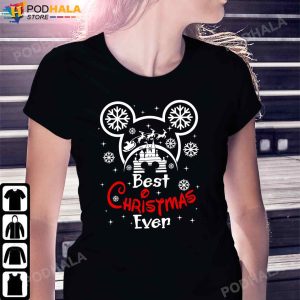 Best Christmas Ever Disney Ears Christmas Mickey Christmas T Shirt