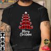 Best Christmas Gifts For Dad, Buffalo Plaid Christmas Moustache Tree T-Shirt