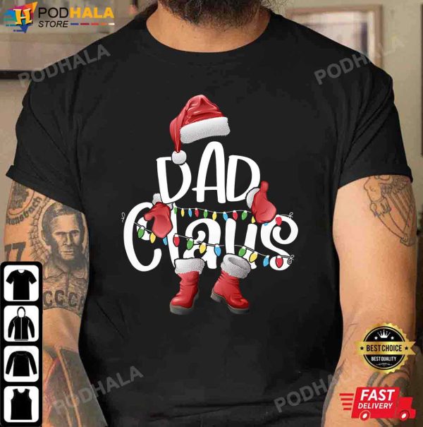 Best Christmas Gifts For Dad, Dad Claus Santa Funny Xmas T-Shirt