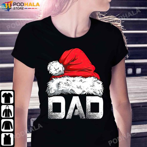 Best Christmas Gifts For Dad, Dad Santa Christmas Family Matching T-Shirt