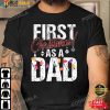 Best Christmas Gifts For Dad, First Christmas As a Dad Xmas Lights T-Shirt