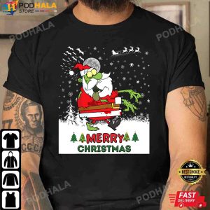 Best Christmas Gifts For Dad, Merry Christmas Dear Santa Zombie T-Shirt