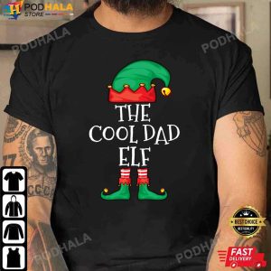 Best Christmas Gifts For Dad, The Cool Dad Elf T-Shirt