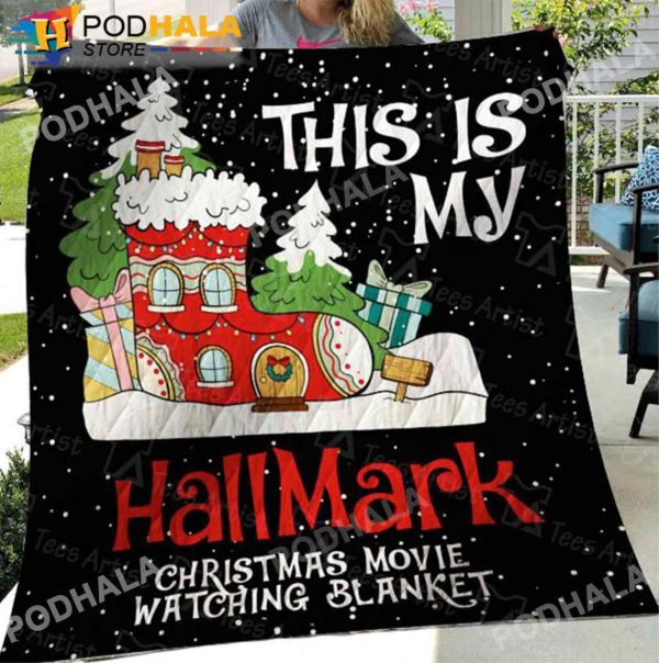 Boot House Hallmark Collection Fleece Blanket Quilt Blanket Christmas Blanket