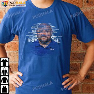 Brian Daboll TShirt Brian Daboll Big Head Typographic TShirt