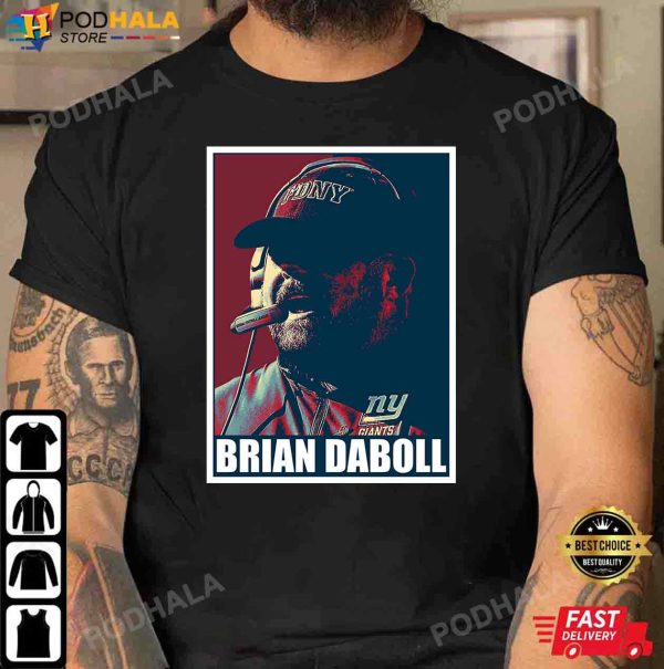 Brian Daboll TShirt, Brian Daboll Coach New York Giants T-Shirt