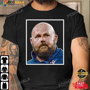 Brian Daboll TShirt New York Giants Brian Daboll Big Head T Shirt