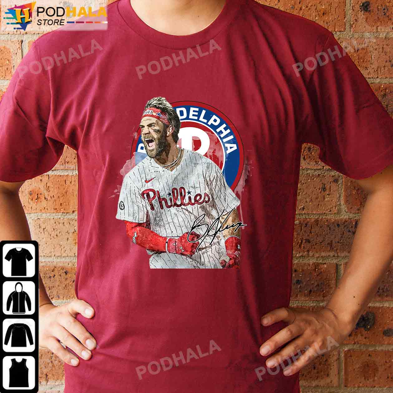 Bryce Harper Shirt, Philadelphia Phillis Baseball Trending T-Shirt - Bring  Your Ideas, Thoughts And Imaginations Into Reality Today