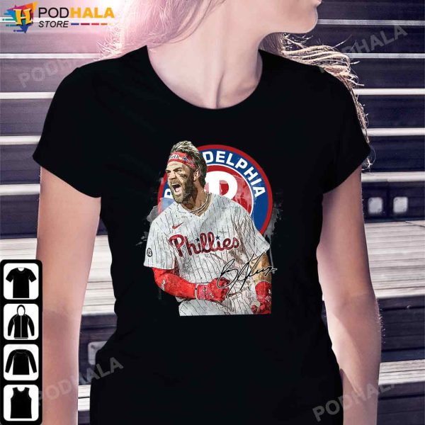 Bryce Harper Shirt, Philadelphia Phillis Baseball Trending T-Shirt