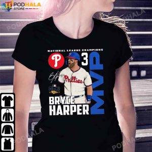 Bryce Harper TShirt Philadelphia Phillies National League Champions MVP TShirt