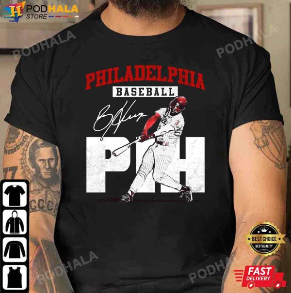 Bryce Harper TShirt, Philadelphia Phillis Baseball Trending T-Shirt