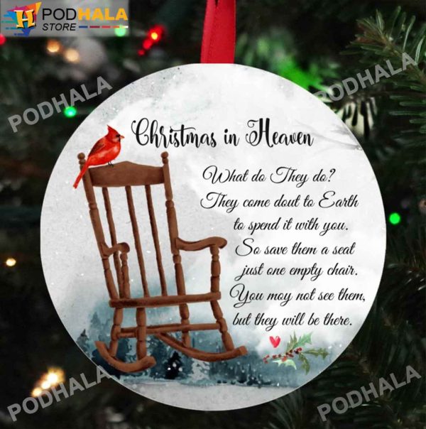 Christmas In Heaven Ornament, Christmas Gift For Loss Of A Loved One