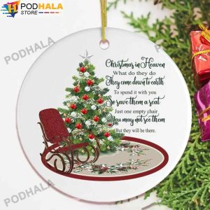 Christmas In Heaven Ornament, Remembrance Ornaments Christmas Tree