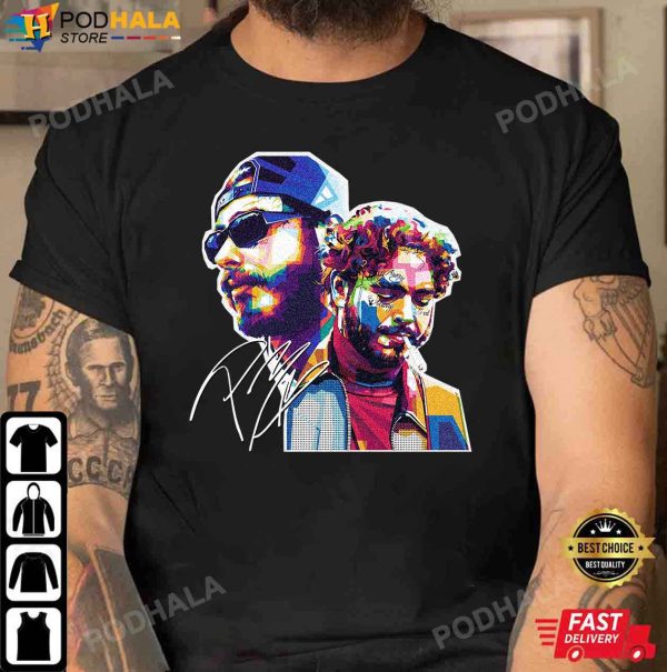 Colorful Post Malone Shirt For Fans Twelve Carat Tour 2022 T-Shirt