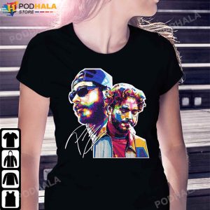 Colorful Post Malone Shirt For Fans Twelve Carat Tour 2022 TShirt