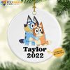 Custom Christmas Ornaments, Bluey Family Personalized Name Decor Tree Xmas