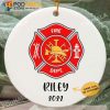 Custom Christmas Ornaments, Personalized Firefighter Ornament