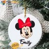 Custom Christmas Ornaments, Personalized Mickey Mouse Christmas Ornaments