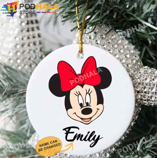Custom Christmas Ornaments, Personalized Mickey Mouse Christmas Ornaments