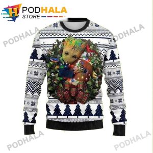 Womens Green Bay Packers Ugly Christmas Sweater Baby Groot Unique