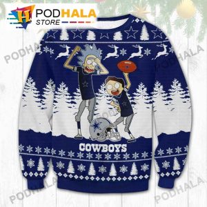 dallas cowboys light up christmas sweater