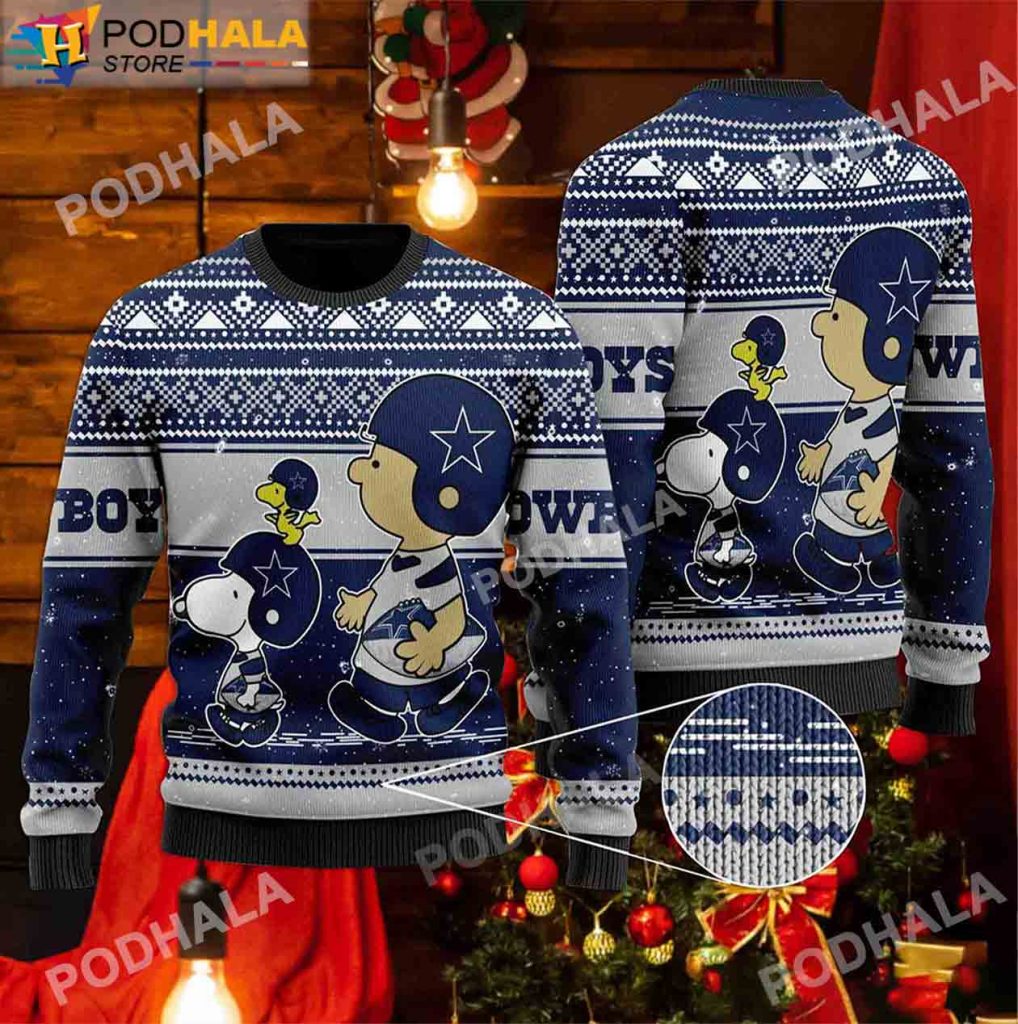 Dallas Cowboys Sweater Snoopy Lover Ugly Christmas Sweater