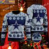 Dallas Cowboys Sweater Snowflakes Pattern Ugly Christmas Sweater