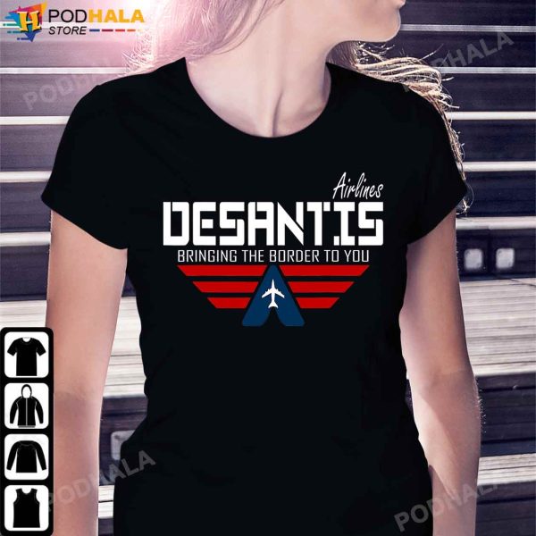 Desantis Airlines Bringing The Border To You Trending T-Shirt