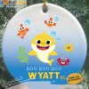 Doo Doo Doo Baby Shark Ornament, Personalized Family Ornaments