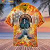 Eagle And Turkey Thanksgiving Hawaiian Shirt, Thanksgiving Gifts
