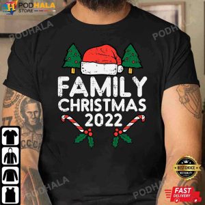 Family Christmas 2022 Cute Xmas Men Women Kids TShirt