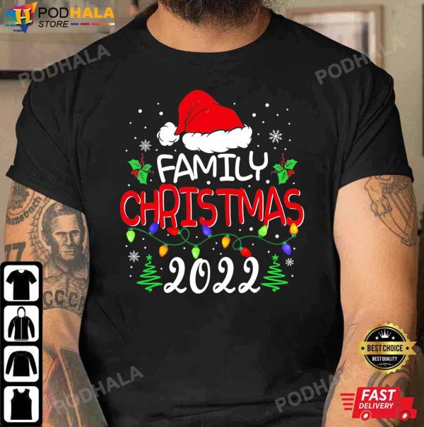 Family Christmas 2022 Funny Matching Family Xmas Holiday T-Shirt