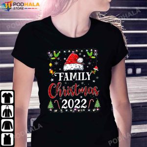 Family Christmas 2022 Funny Matching Family Xmas for Holiday Tee