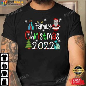 Family Christmas 2022 Matching Group Lights Xmas Men Women TShirt