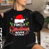 Family Christmas 2022 Matching Shirts Squad Santa Elf Christmas Light T-Shirt