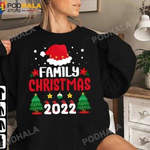 Family Christmas 2022 Shirt for Familys Matching Xmas Family T-Shirt