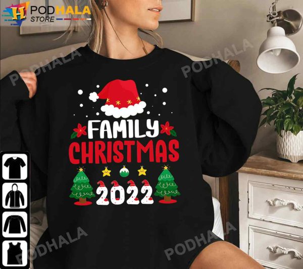 Family Christmas 2022 Shirt for Familys Matching Xmas Family T-Shirt