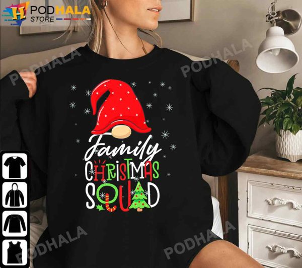 Family Christmas Squad Funny Xmas Holiday Pajama T-Shirt
