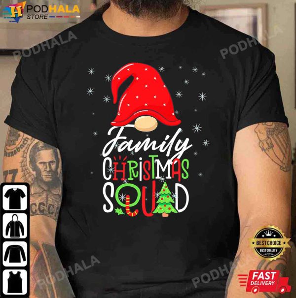 Family Christmas Squad Funny Xmas Holiday Pajama T-Shirt