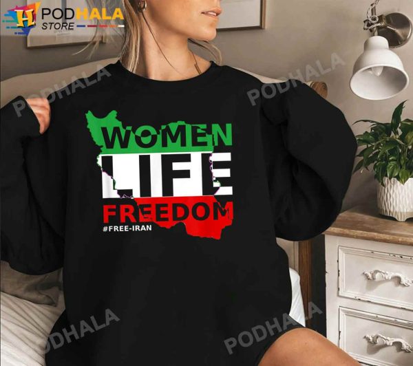 Free Iran Women Life Freedom Stand With Persian Women T-Shirt
