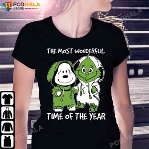 Friends Grinch And Snoopy Christmas TShirt Funny Christmas Gifts